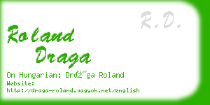 roland draga business card
